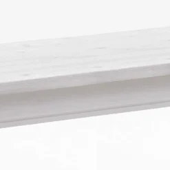 Weiße Massivholz Bank Kalimba