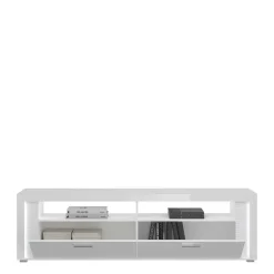 Weiße Wohnzimmer Anbauwand Countrys