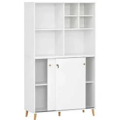 Weißer Aktenordnerschrank Palencial
