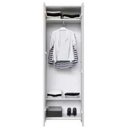 Weißer Dielenschrank Sanakas