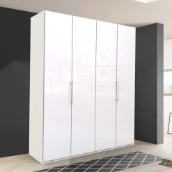 Weißer Falttürenschrank Grinzia