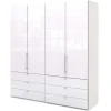 Weißer Kleiderschrank Grinzia