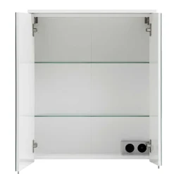 Weißer Spiegelschrank Inabaros