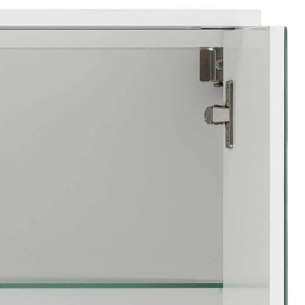 Weißer Spiegelschrank Inabaros