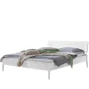 Weißes Bett 140x200 cm Zonga