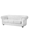 Weißes Chesterfield Sofa Jymm