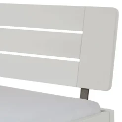 Weißes Doppelbett Sharay