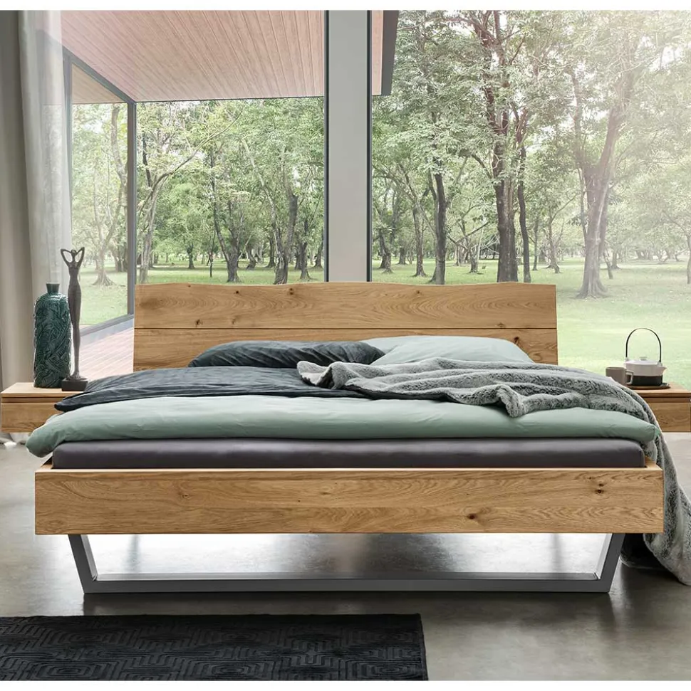 Wildeiche Bett Snaucia