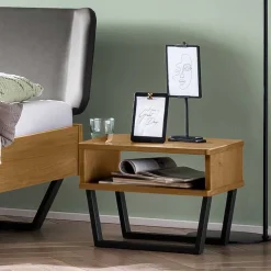Wildeiche Doppelbett Bella