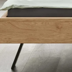 Wildeiche Doppelbett Snaucia
