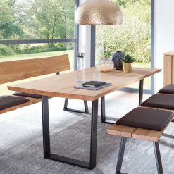 Wildeiche Esszimmertisch Flacon