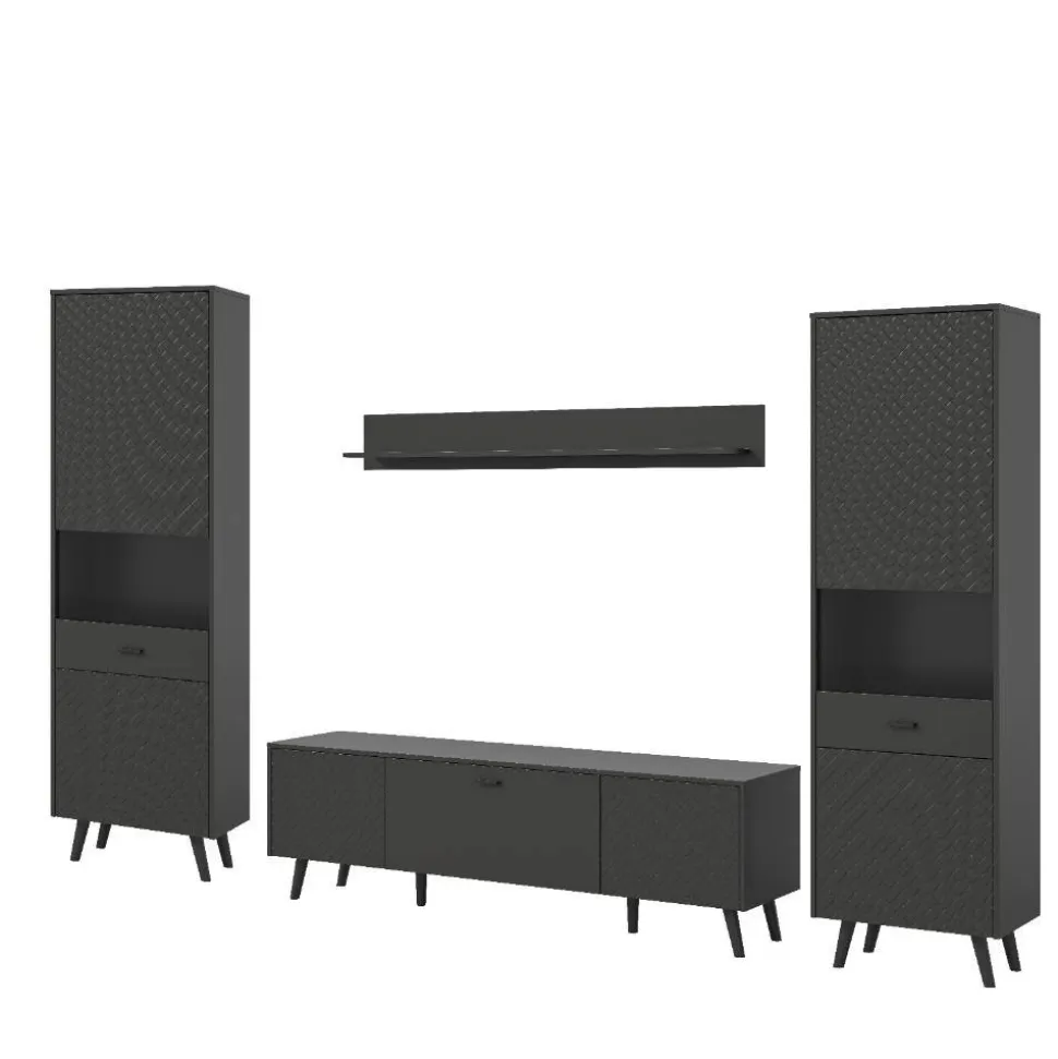 Wohnwand modern Ratisca