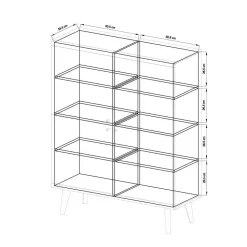 Wohnzimmer Anbauwand Levanca