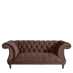 Wohnzimmer Couch braun Rennia