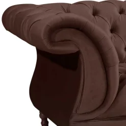 Wohnzimmer Couch braun Rennia