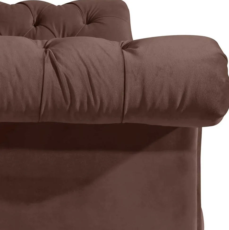 Wohnzimmer Couch braun Rennia