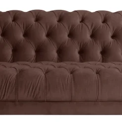Wohnzimmer Couch braun Rennia