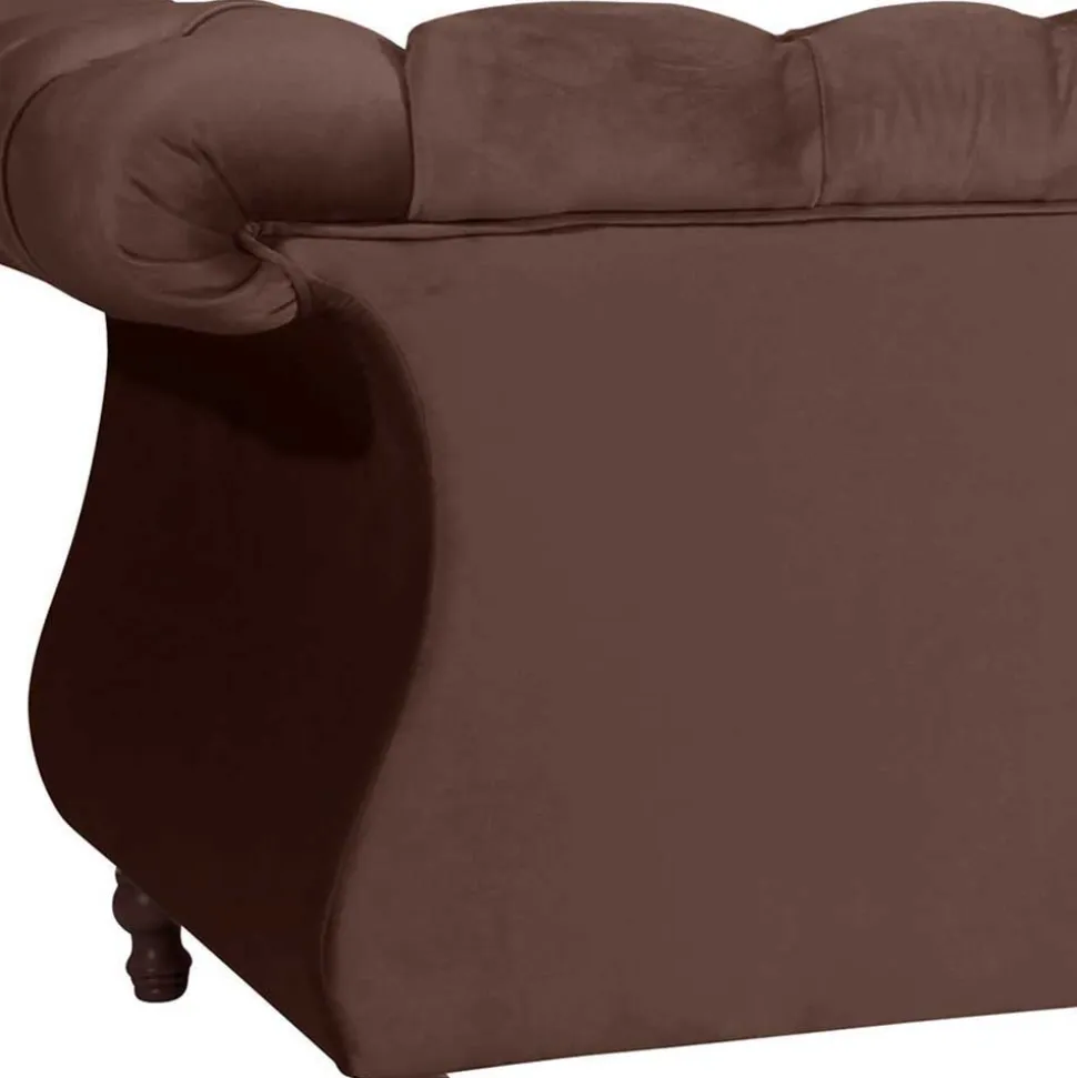Wohnzimmer Couch braun Rennia
