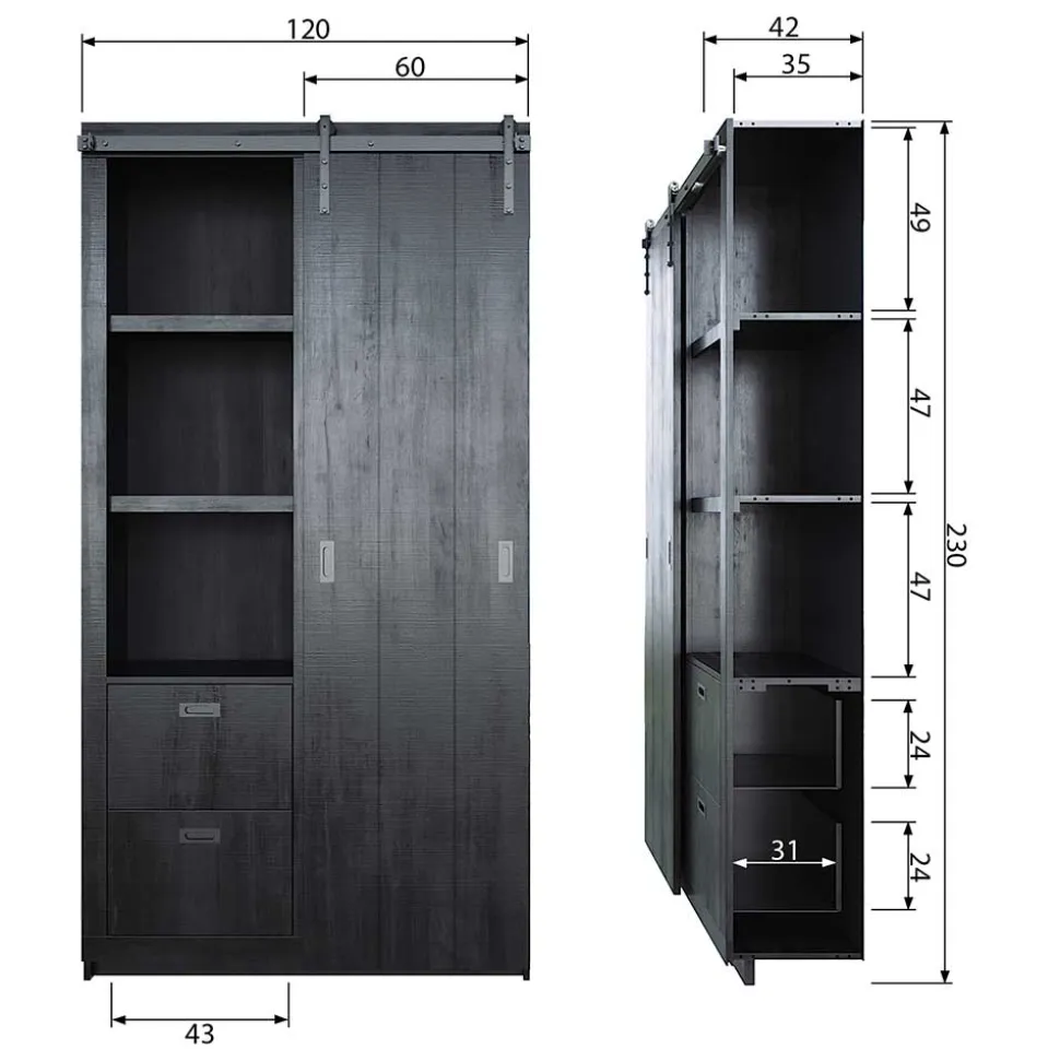 Wohnzimmer Schrank Lariana
