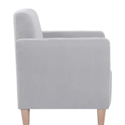 Wohnzimmer Sessel Silbergrau Jey