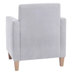 Wohnzimmer Sessel Silbergrau Jey