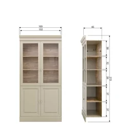 Wohnzimmer Vitrinenschrank Nivatus