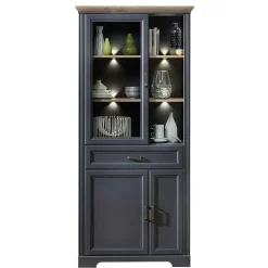 Wohnzimmer Vitrinenschrank Valgura