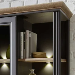 Wohnzimmer Vitrinenschrank Valgura