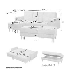 Wohnzimmercouch Nathalie