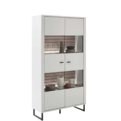 Wohnzimmervitrinenschrank modern Polar