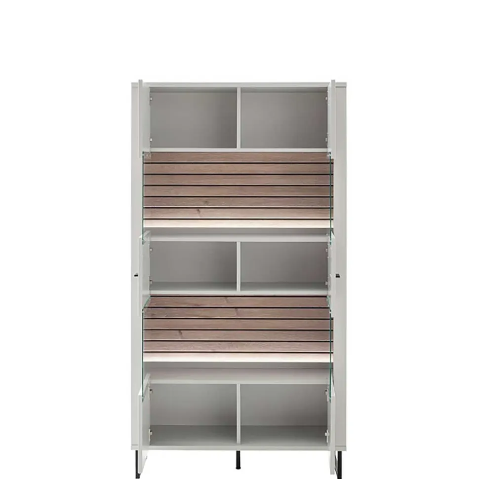 Wohnzimmervitrinenschrank modern Polar