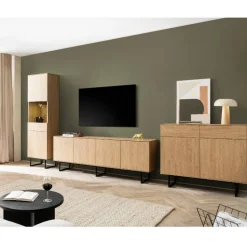 Wohnzimmerwand modern Carno