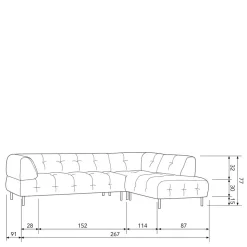 XL Eckcouch Barbua