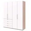 XL Falttüren Kleiderschrank Lolyana