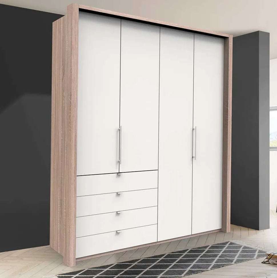 XL Falttüren Kleiderschrank Lolyana