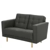 Zweisitzer Sofa Anthrazit Loytima