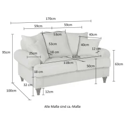 Zweisitzer Sofa Mallorca